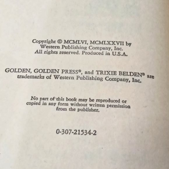 Vtge Set of 4 Paperbacks 2, 5, 6,15 Trixie Belden by Julie Campbell Golden Press - Picture 7 of 13